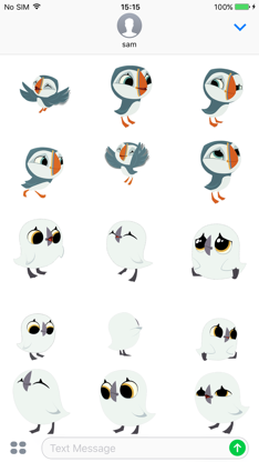Puffin Rock Stickers screenshot 1