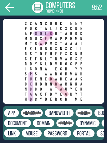 Word Search - Four Languagesのおすすめ画像4