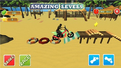 Screenshot #3 pour Blocky Super Moto Bike Rider