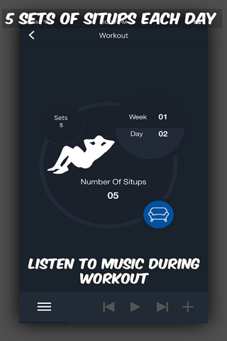Weekly Sit Ups Workout screenshot 2