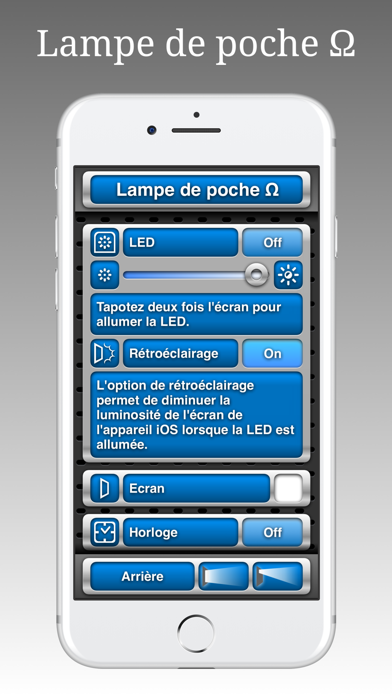 Screenshot #3 pour Lampe de poche Ω