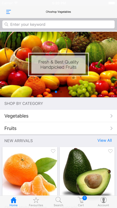 Screenshot #1 pour Oho Vegetable App