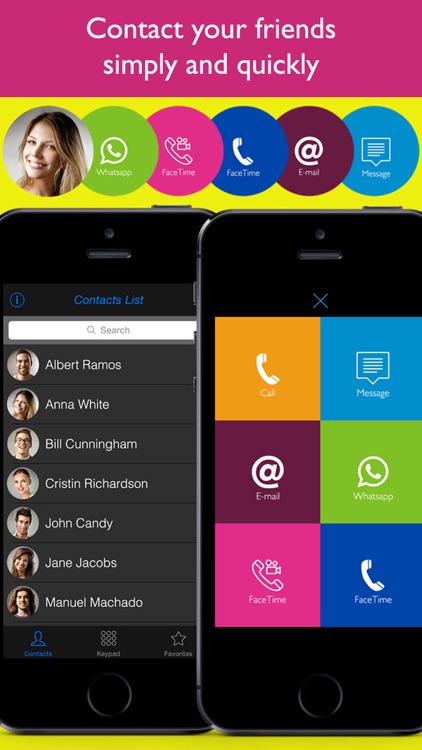 Colored Phonebook Simple screenshot-3
