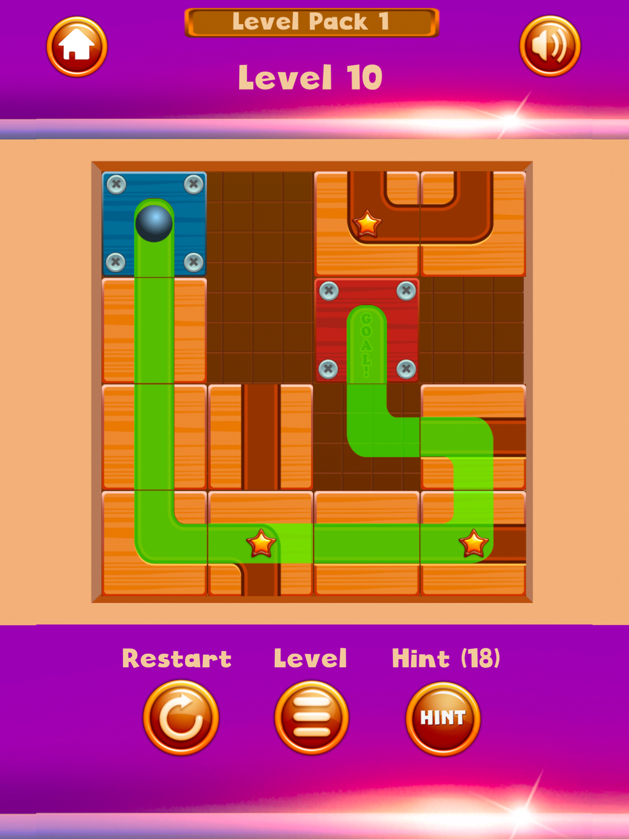 Roll Unblock - Slide The Ball Puzzle screenshot 4
