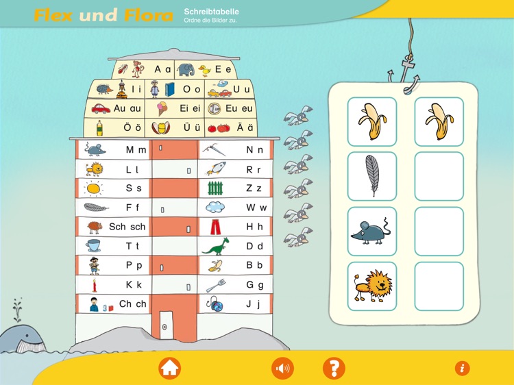 Flex und Flora Schreibtabelle