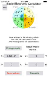 Basic Electronic Calculator screenshot