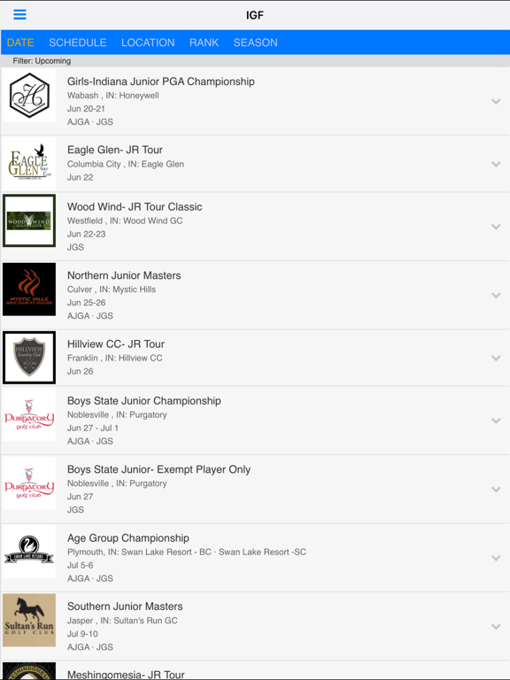 Screenshot #5 pour Indiana Golf Foundation