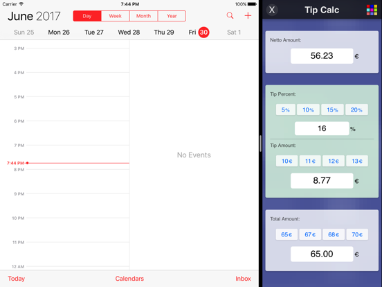 Tip Calc - App iPad screenshot 5 - Travel app