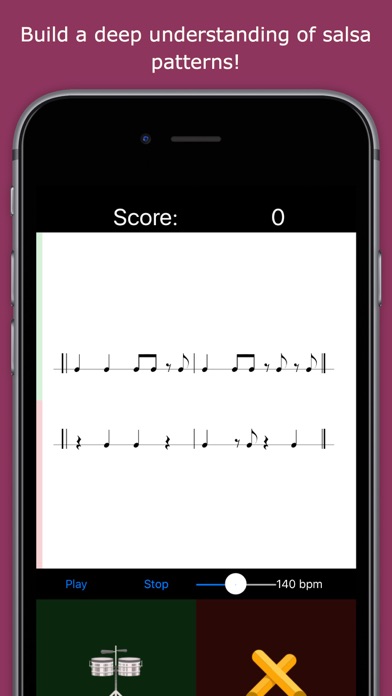 Screenshot #1 pour Clave Master - the Ultimate Salsa Clave Trainer!