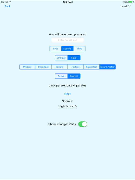 Latin App iPad screenshot 3 - Education app