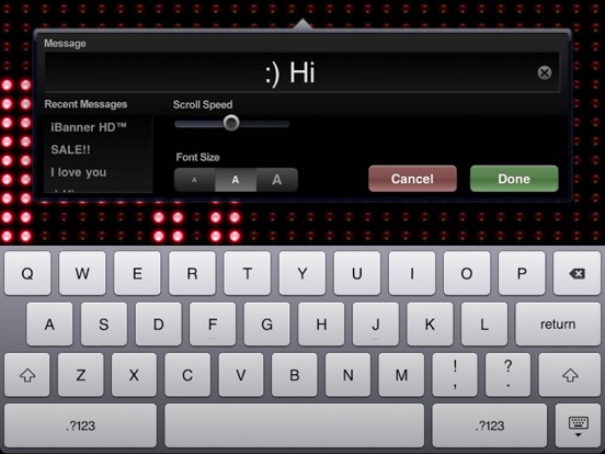 iBanner HD for iPad - LED Scrolling Marqueeのおすすめ画像3