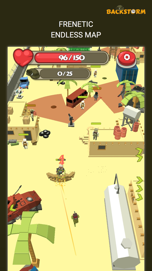 #3. Backstorm Attack - Endless RPG War Runner (iOS) 由: Appgeneration Software