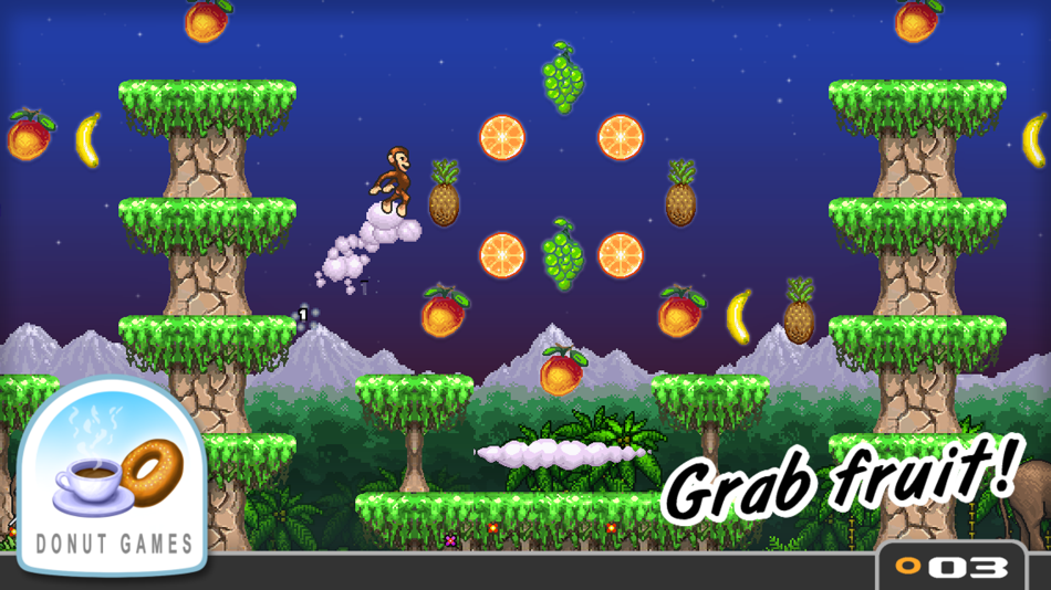 #2. Monkey Flight (iOS) 由: Donut Games
