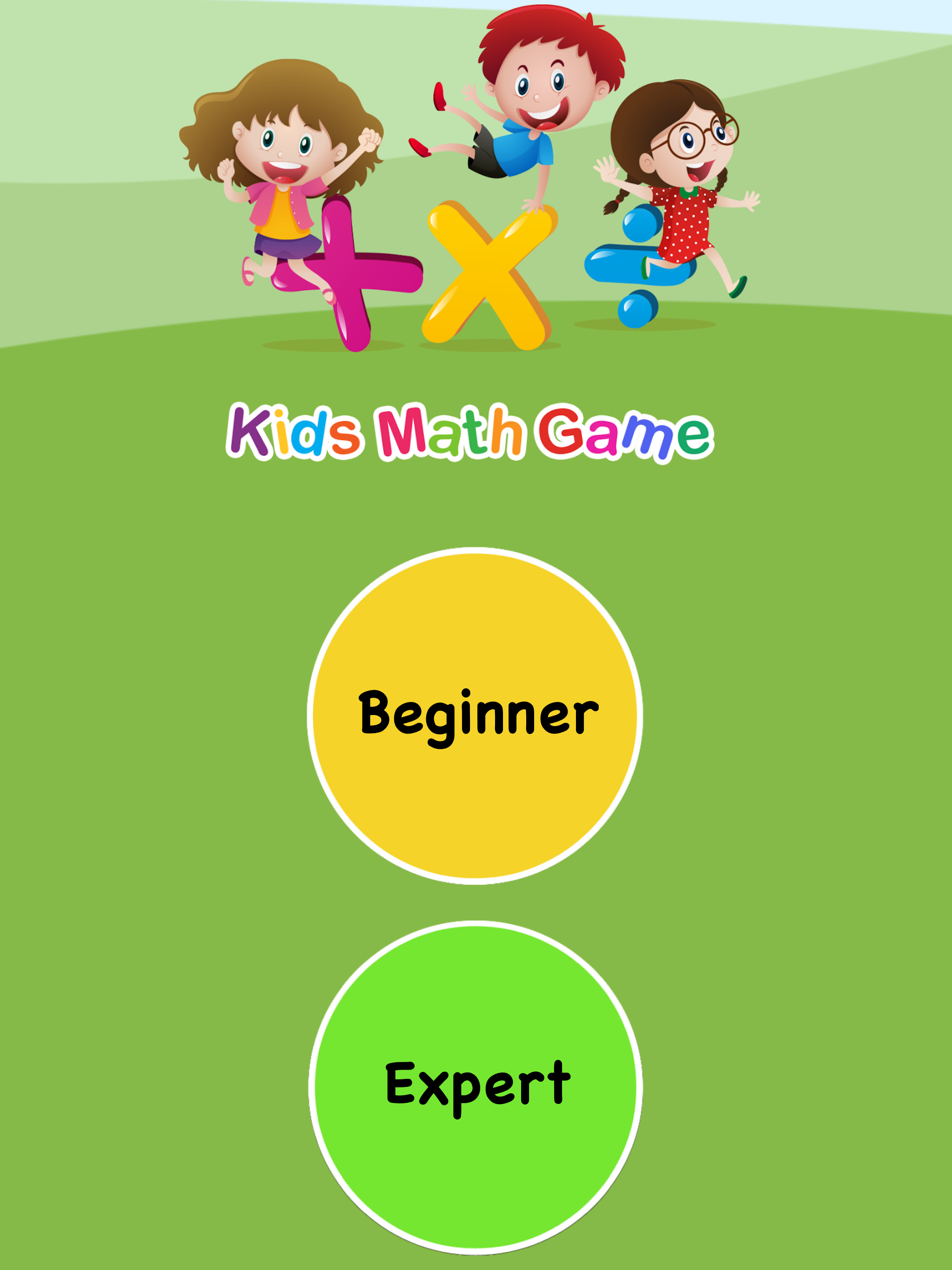 Kids Math Game - Test Your Maths Skills