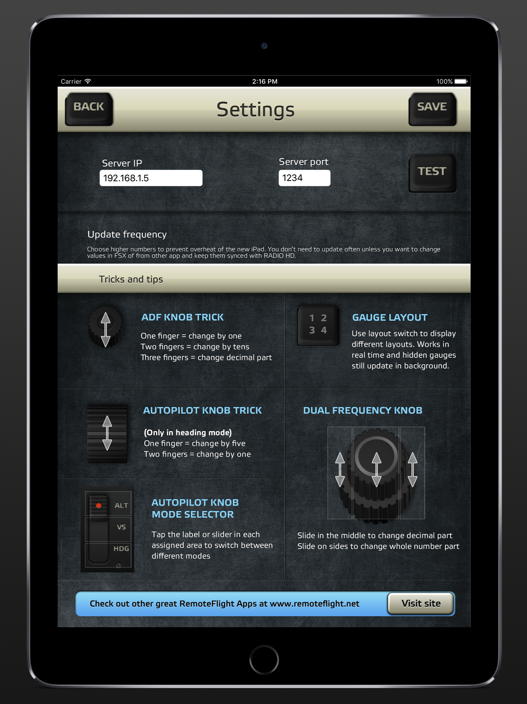 RemoteFlight RADIO HD screenshot 4
