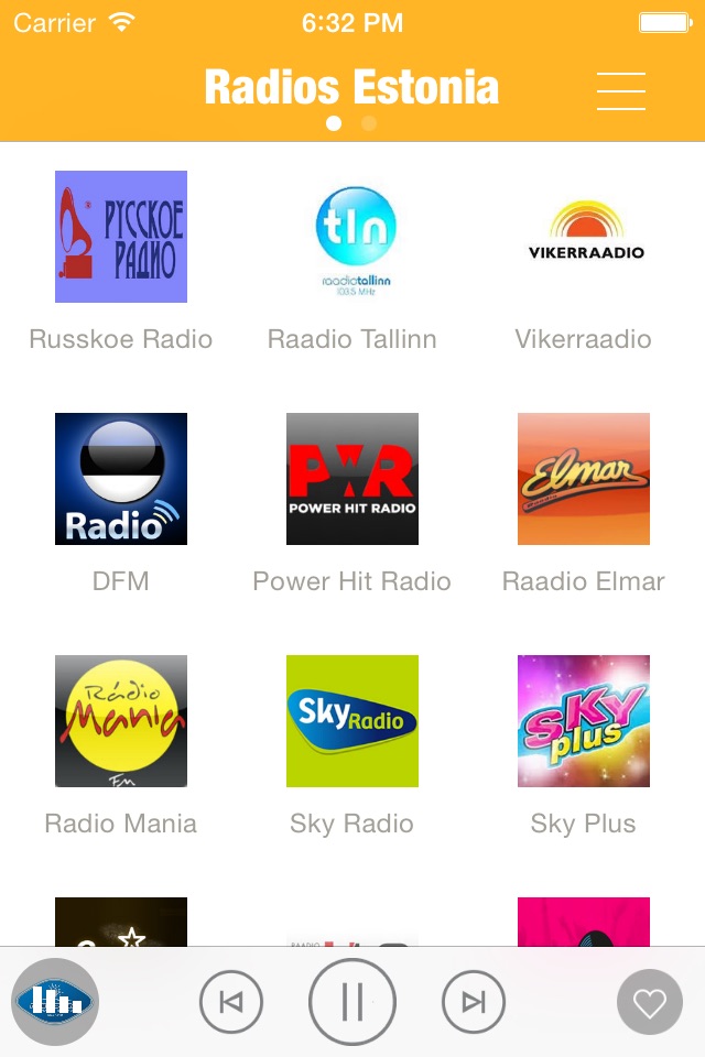 Radio Estonia FM (Eesti Radios Raadio Stream AM) screenshot 2