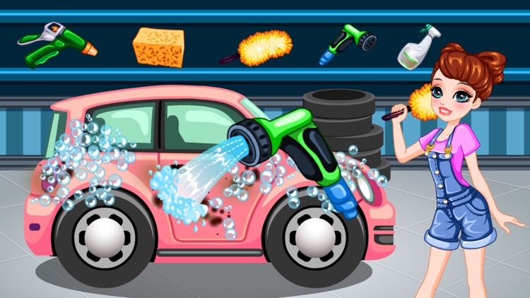 Washing Car For Shopping-Repair Master