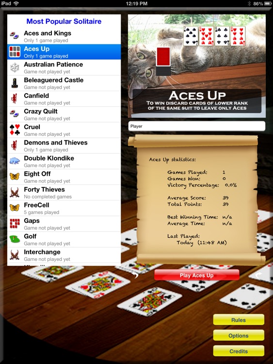 Most Popular Solitaire