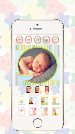 Game screenshot Baby photo frames edit and create beautiful cards hack