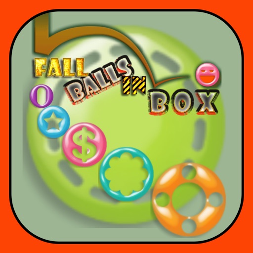 Fall balls in box Icon