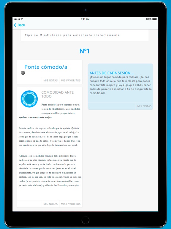 Screenshot #5 pour Mindfulness App -cómo vivir el presente