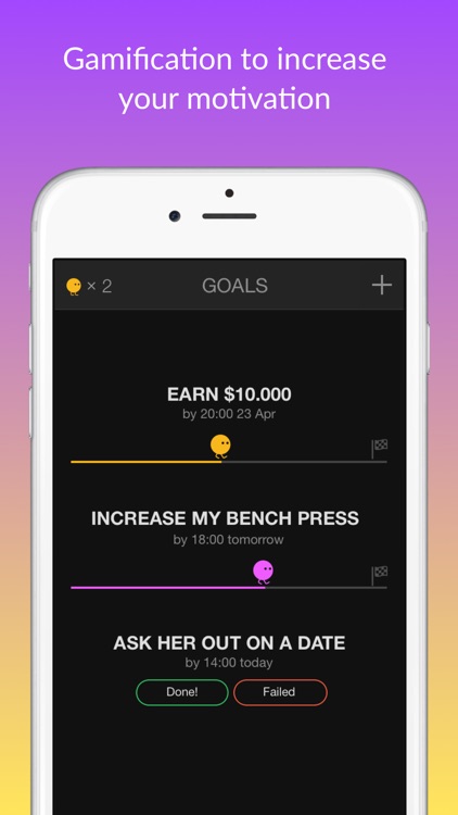 Motivator — habits tracker & life goals motivation