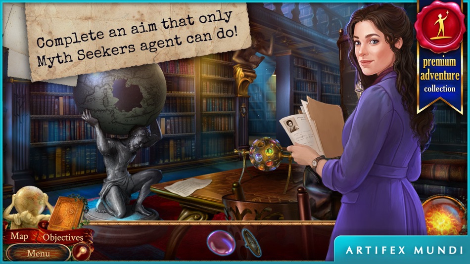 #1. The Myth Seekers: The Legacy of Vulcan (Full) (iOS) Podle: Artifex Mundi S.A.