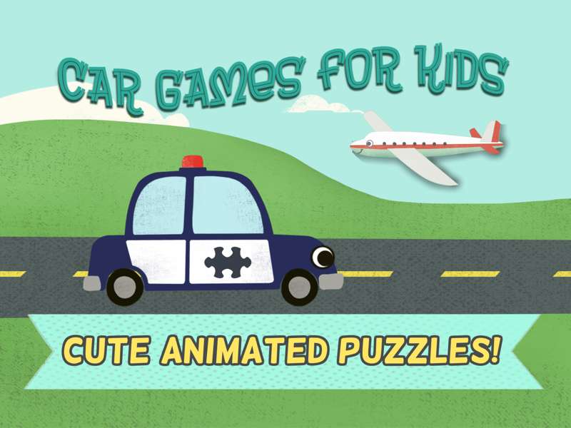 Car Games for Kids: Fun Cartoon Jigsaw Puzzles HD official gameplay screenshot 1