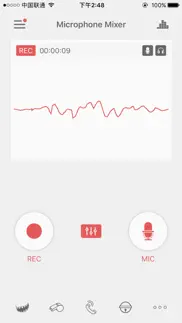 microphone mixer - voice memo recorder changer iphone screenshot 1