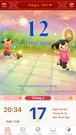 Lịch Vạn Niên - Ngày tốt