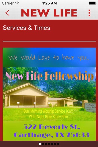 New Life Fellowship Church screenshot 3