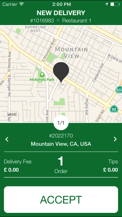 How to cancel & delete Deliver Eats Courier from iphone & ipad 1