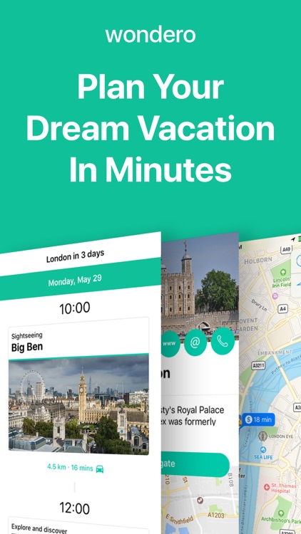 Wondero - Trip Planner