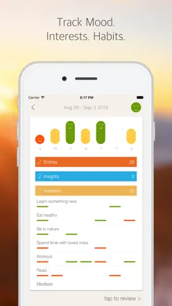 Perspective, a mindful journal: Screenshot 2 von 3