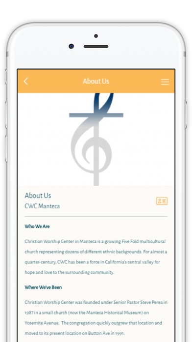 CWC Manteca app screenshot 2