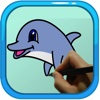 Sea Coloring Pages Games Dolphin Edition