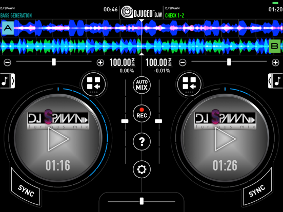 DJUCED DJW app screenshot