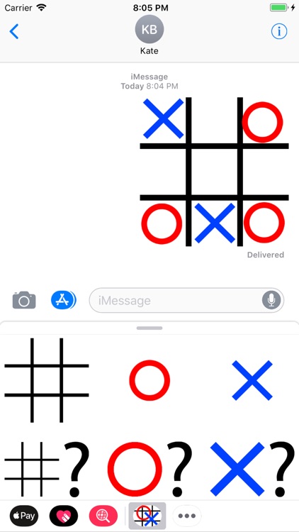 Tic Tac Toe Stickers Pack screenshot-6