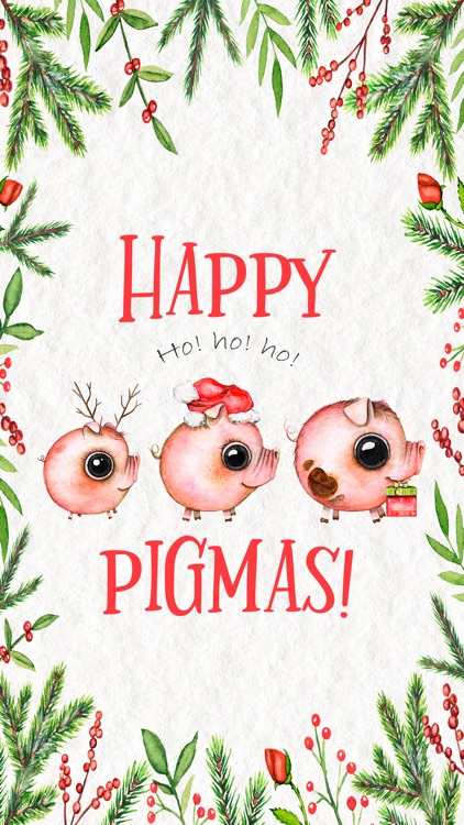 Happy Pigmas - Christmas Puns