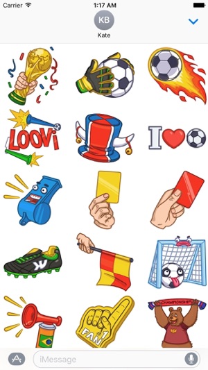 Soccer Emoji Football Stickers(圖1)-速報App