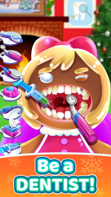 Christmas Dentist Salon Games screenshot-3