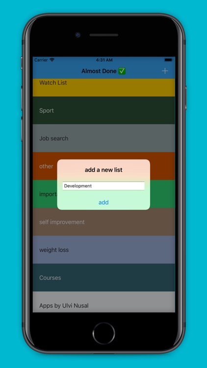Almost Done - To Do List