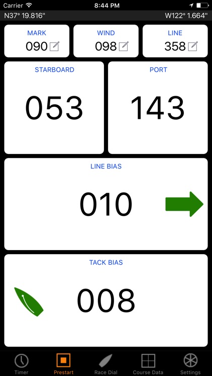 tack X Sailing Regatta Timer