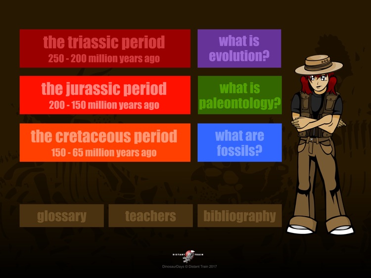 DinosaurDays: an animated app.