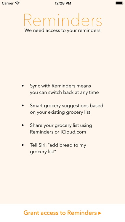 Daily Bread Grocery List