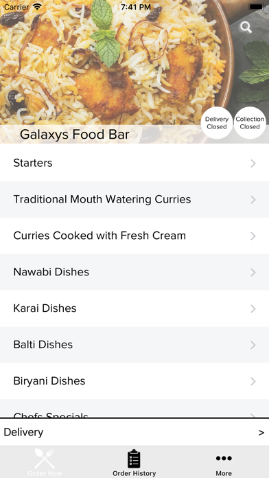 Galaxy Food Bar screenshot 2