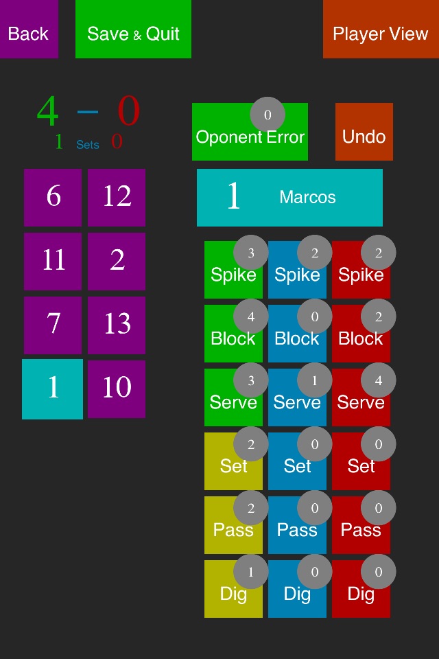 Quick Volley Stats screenshot 3