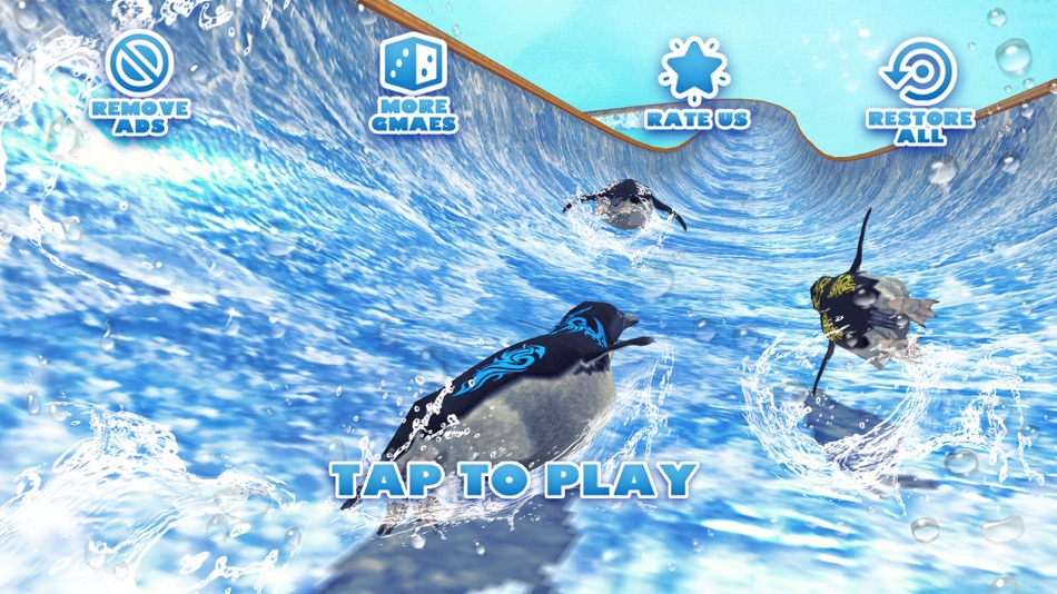 #4. Penguin Waterslide Dash 2018 (iOS) 由: Mir Hamza Hasan