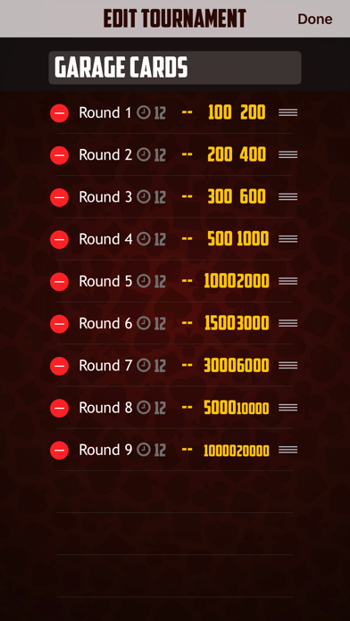 Pokernut Tournament Timer Screenshot