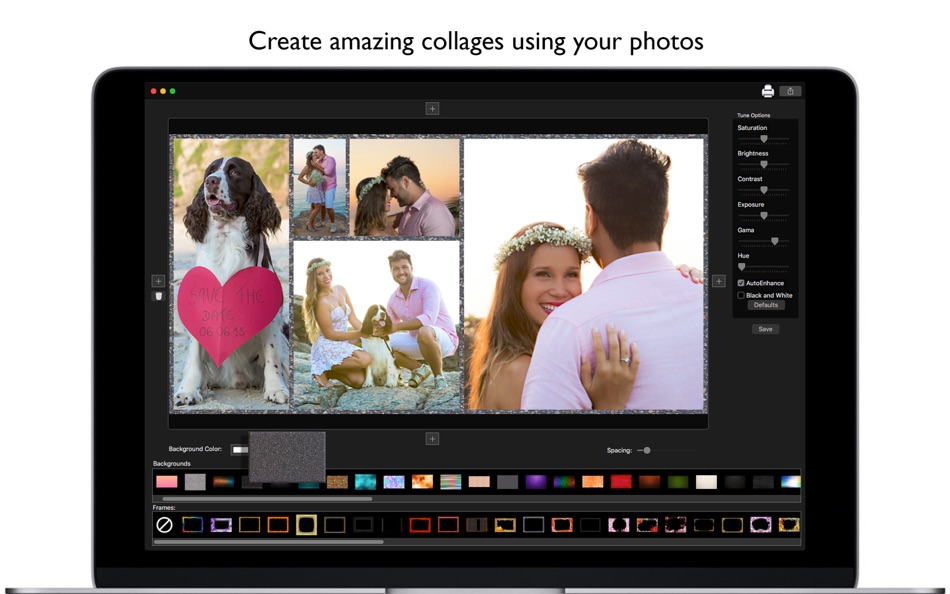 #1. Collage Studio - Custom Frames (macOS) 由: Clovis Michel Pedroso Picanco